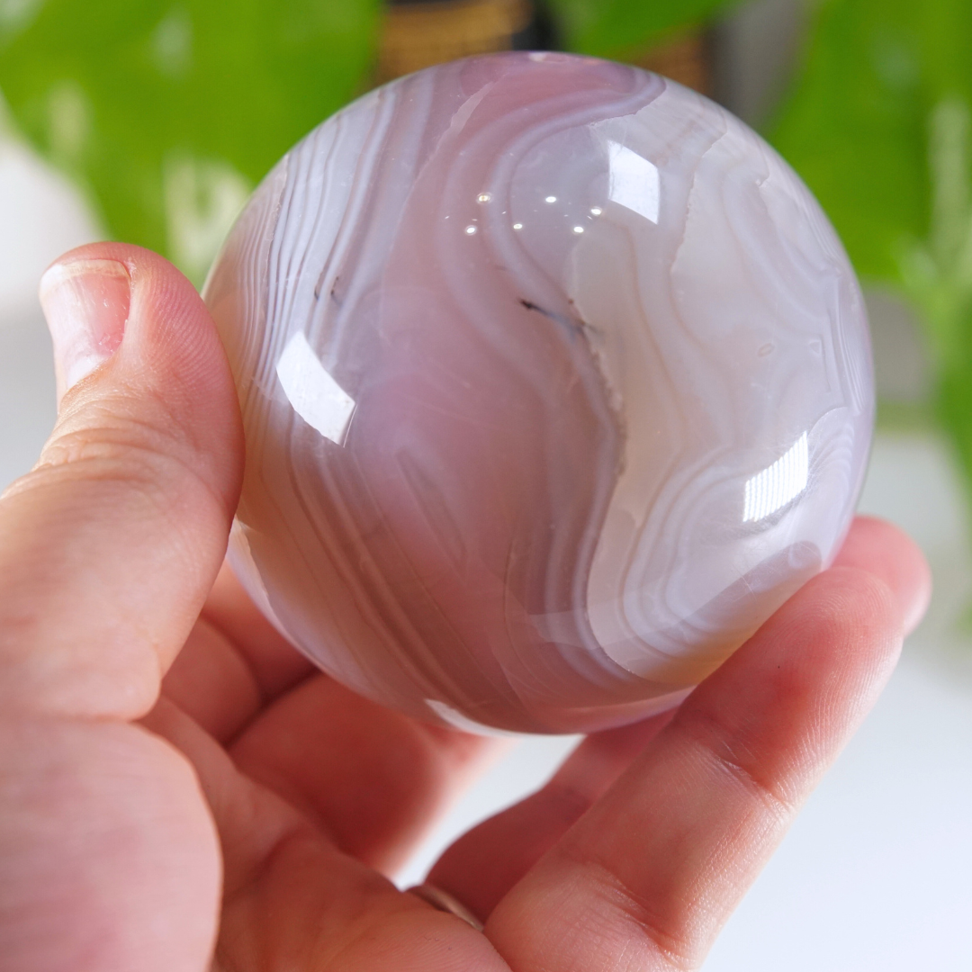 Pink Jelly Agate Sphere | Pick Your Favorite