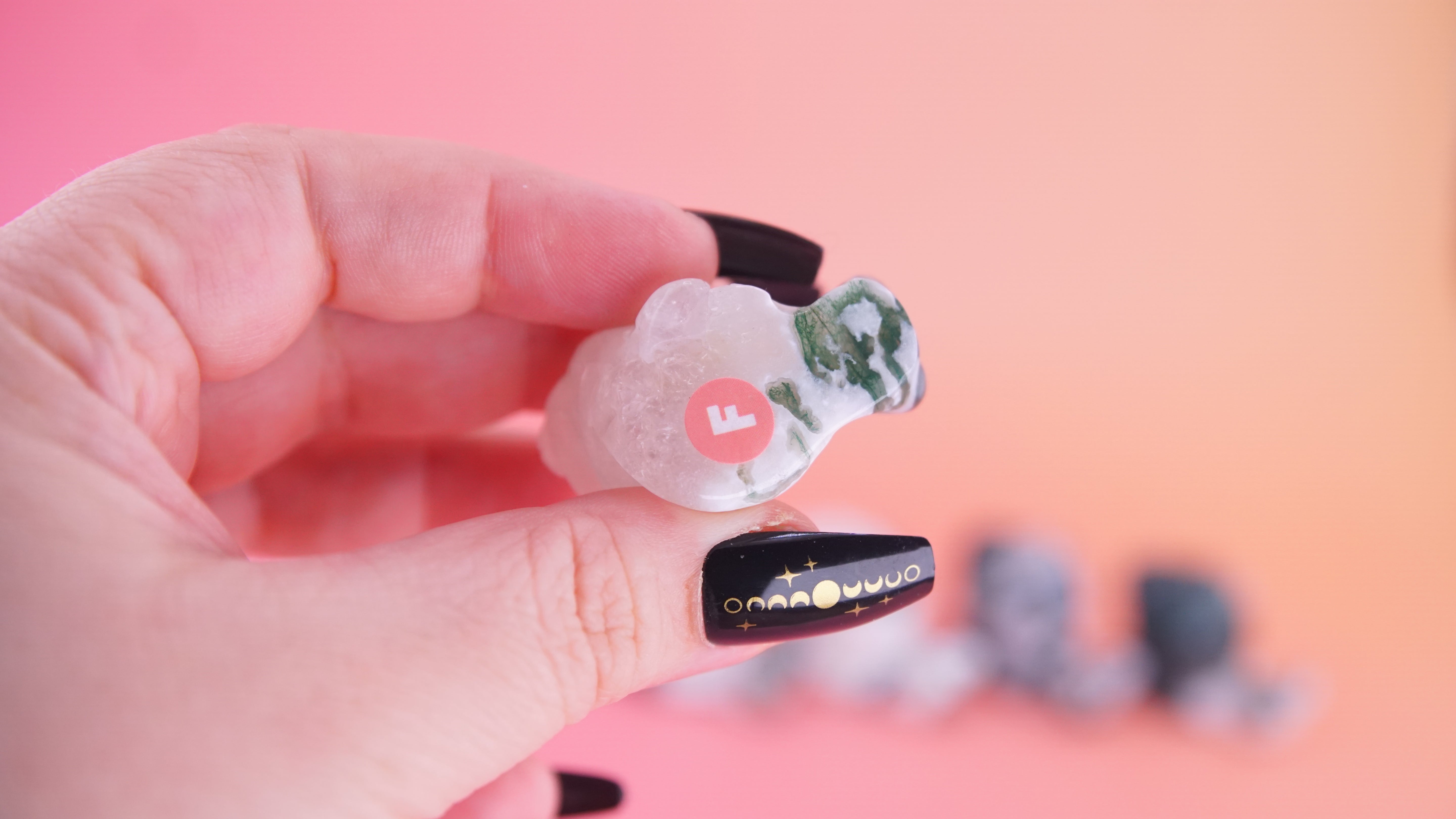 Moss Agate Mini Snail Carving | Pick Your Favorite