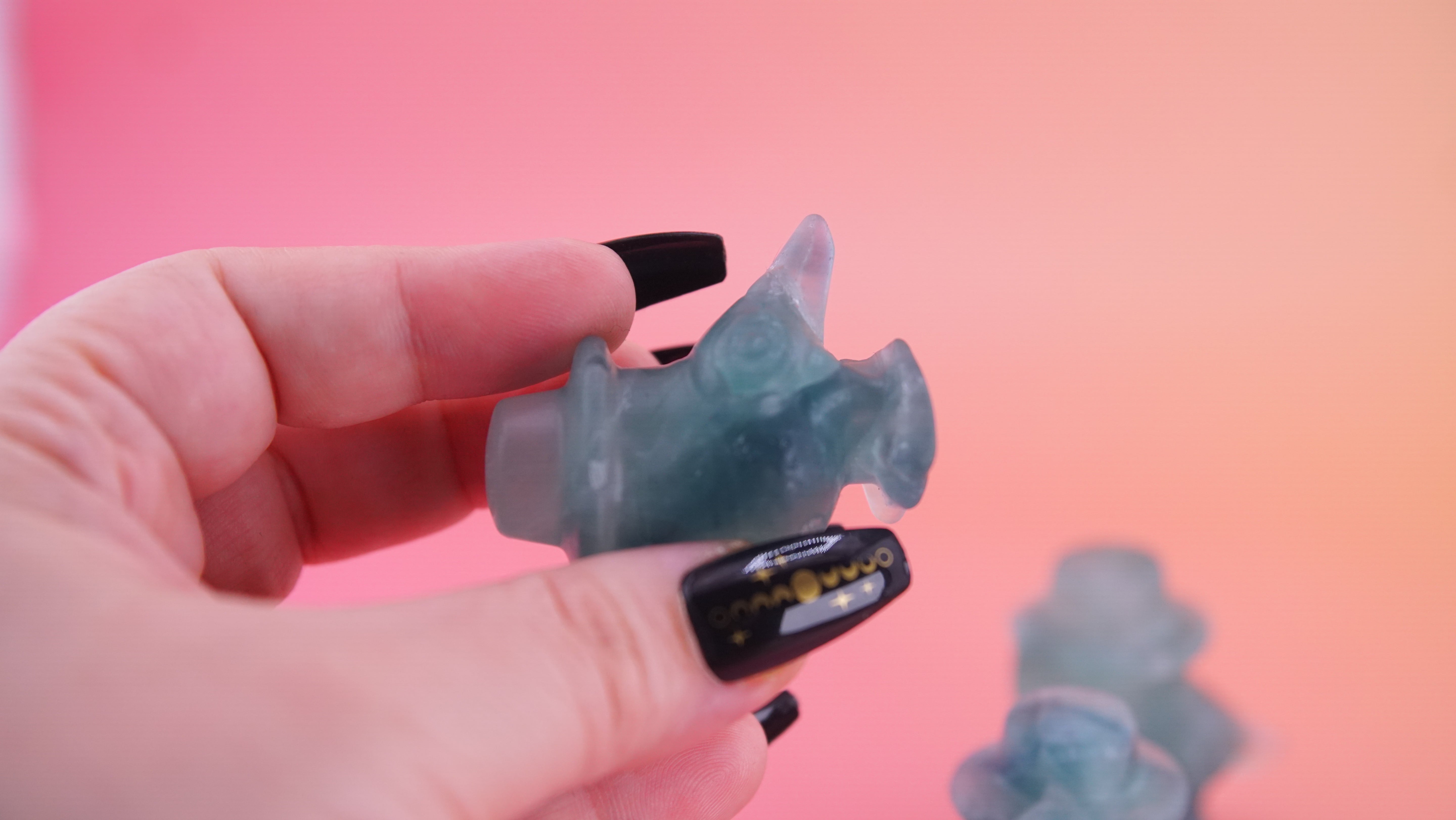 Demon Hunter Fandom Carving | Bird Carving | Fluorite