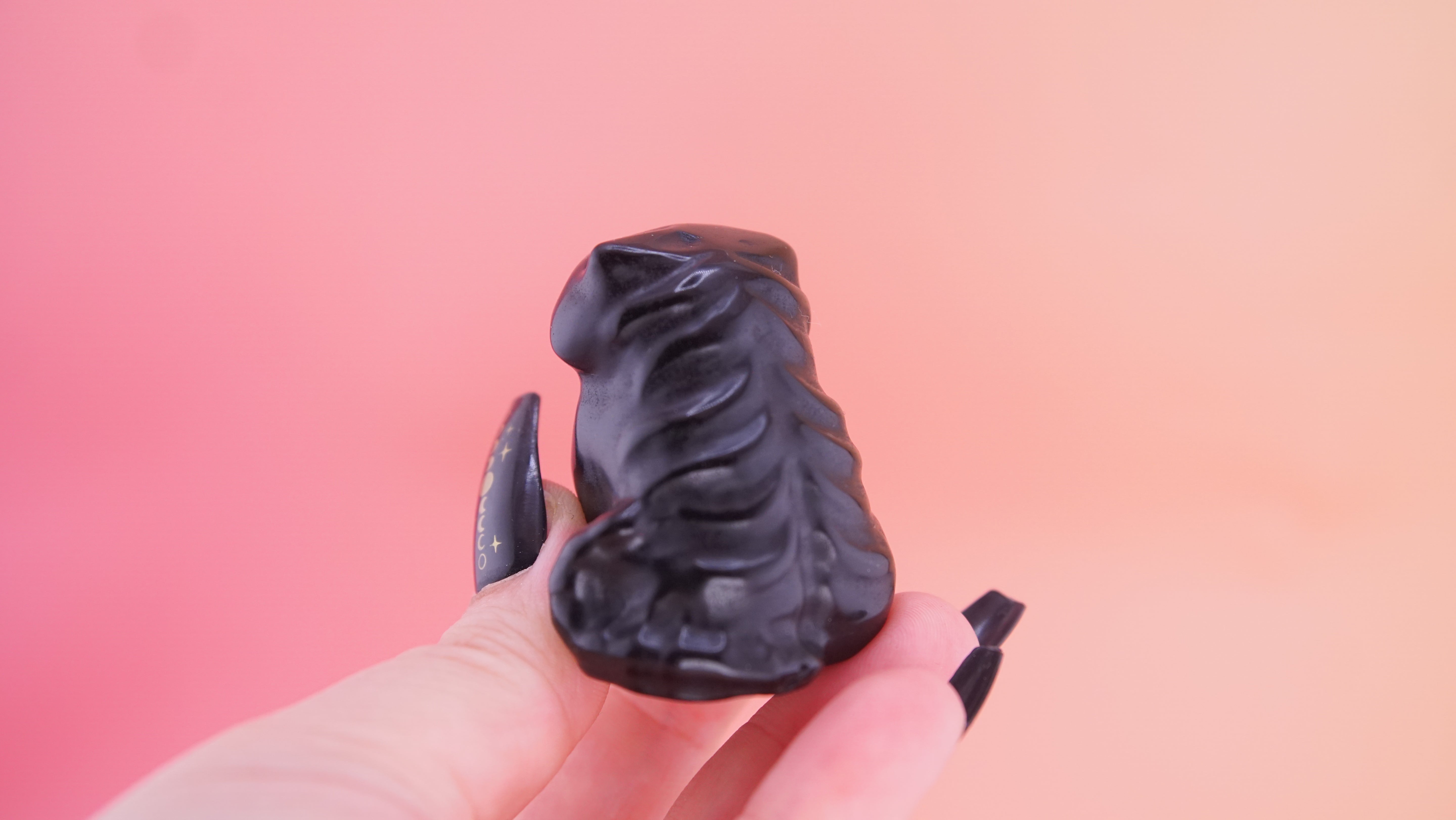 Demon Hunter Fandom Carving | Tiger Carving | Black Obsidian