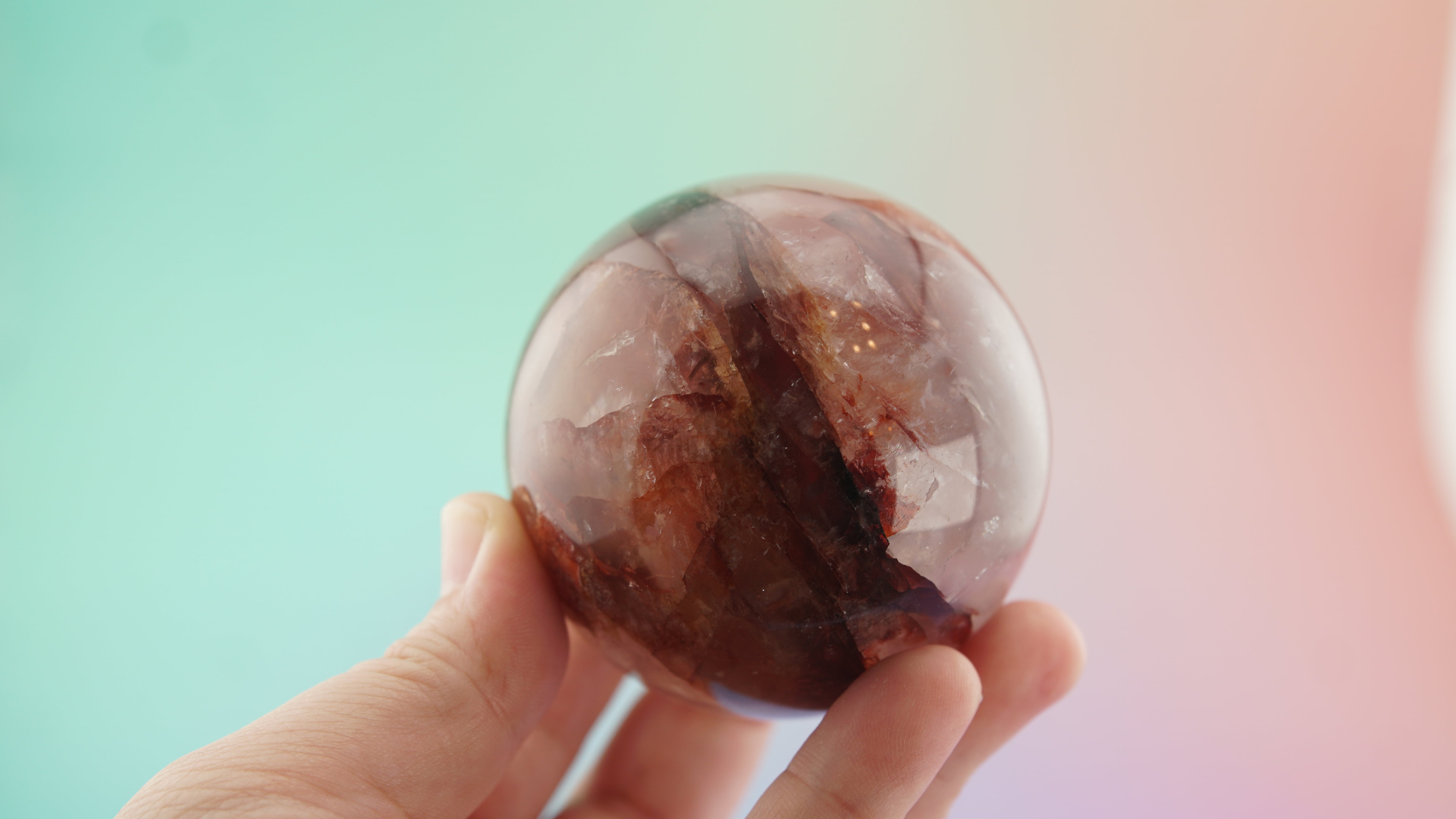 Fire Quartz Sphere | Stone Carving | Pick Your Favorite