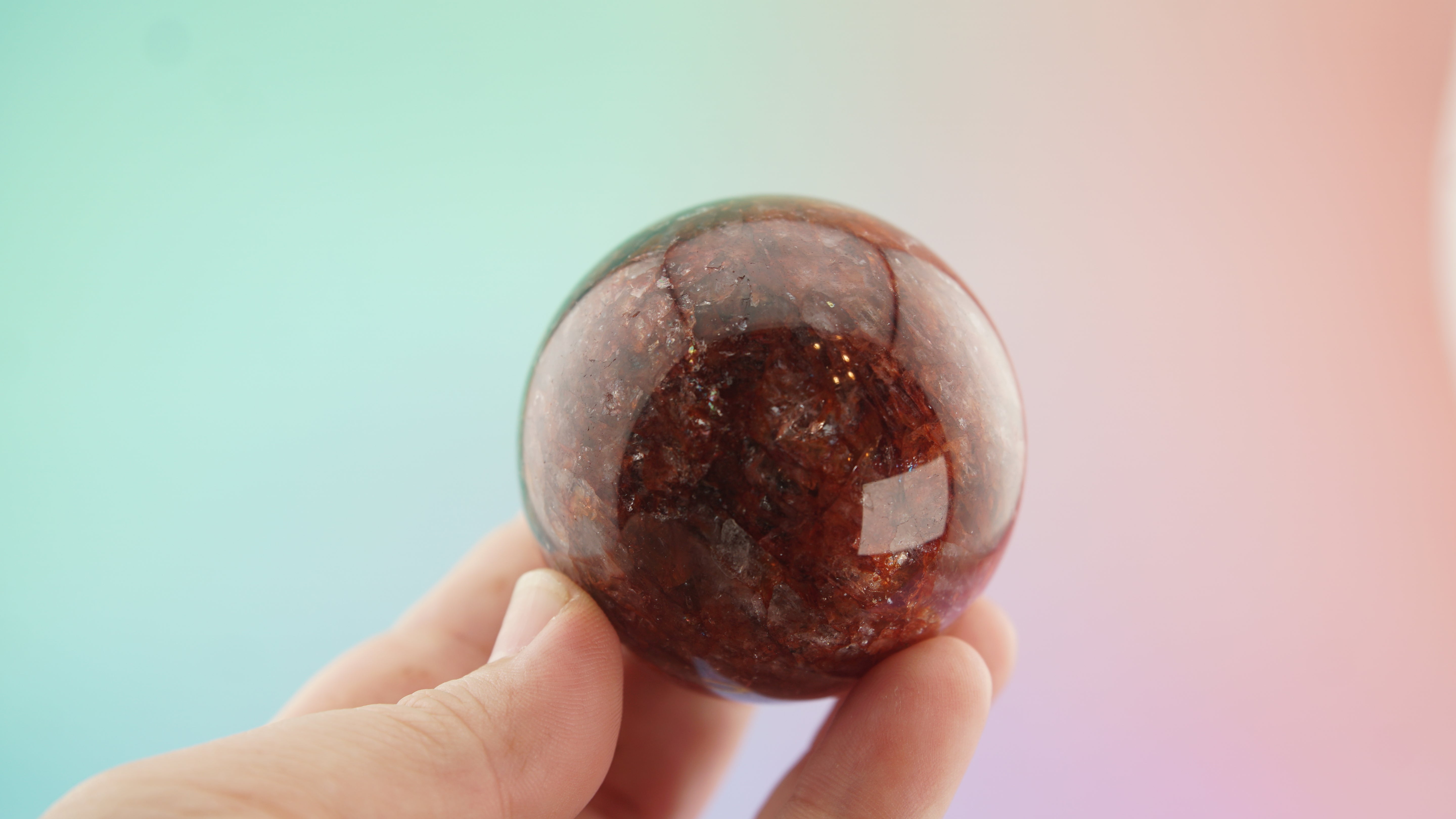 Fire Quartz Sphere | Stone Carving | Pick Your Favorite