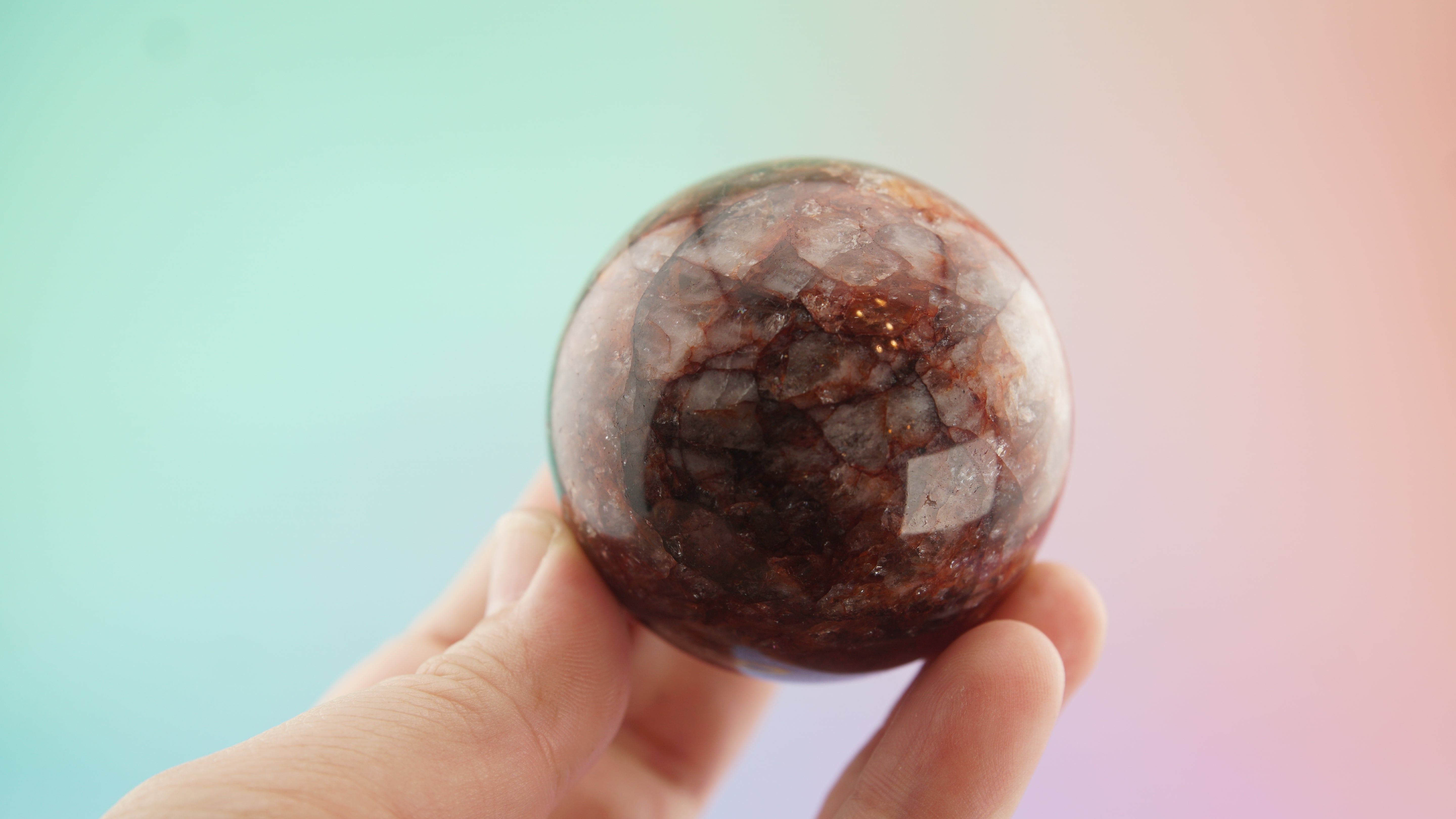 Fire Quartz Sphere | Stone Carving | Pick Your Favorite