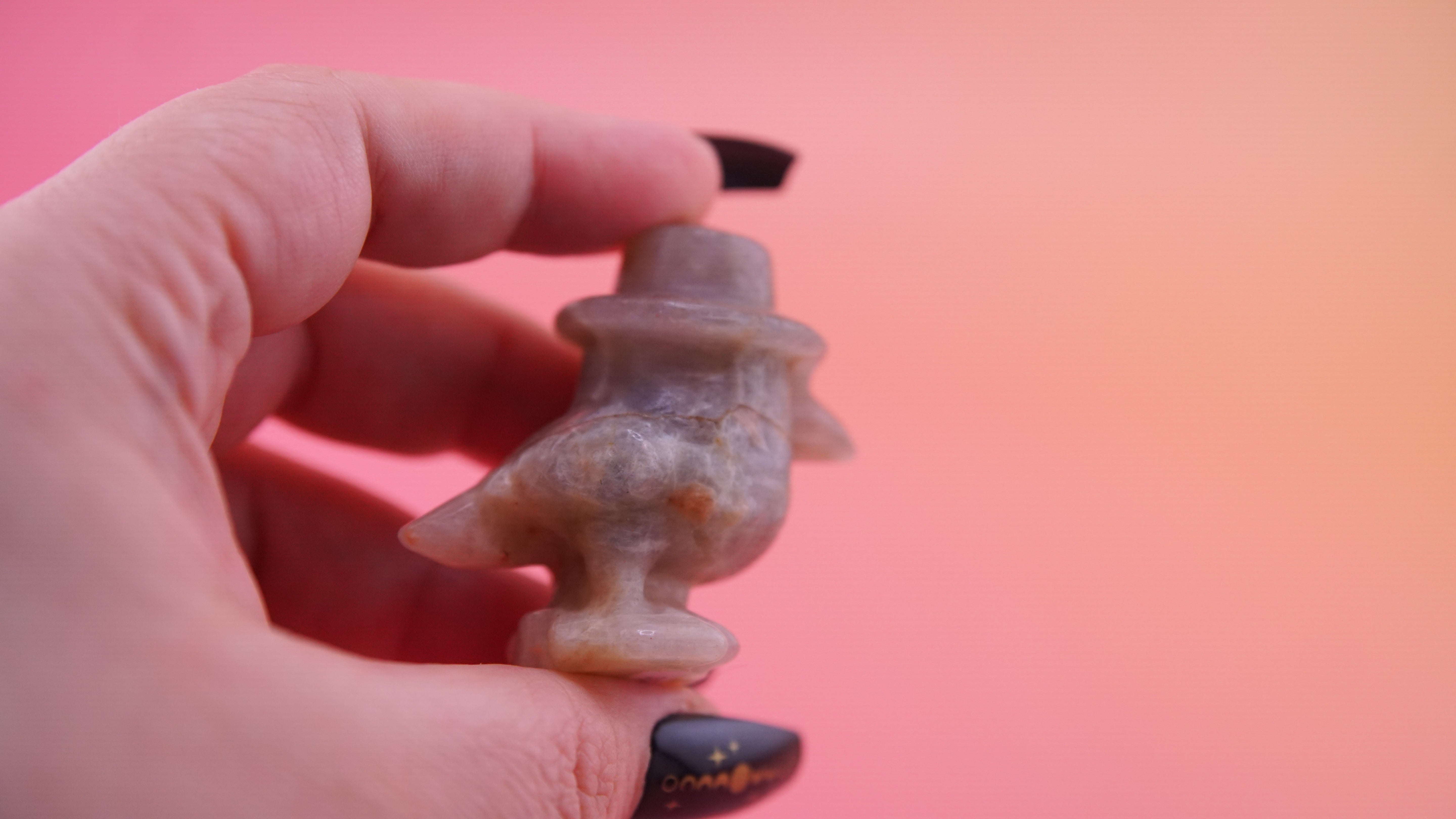 Demon Hunter Fandom Carving | Bird Carving | Moonstone