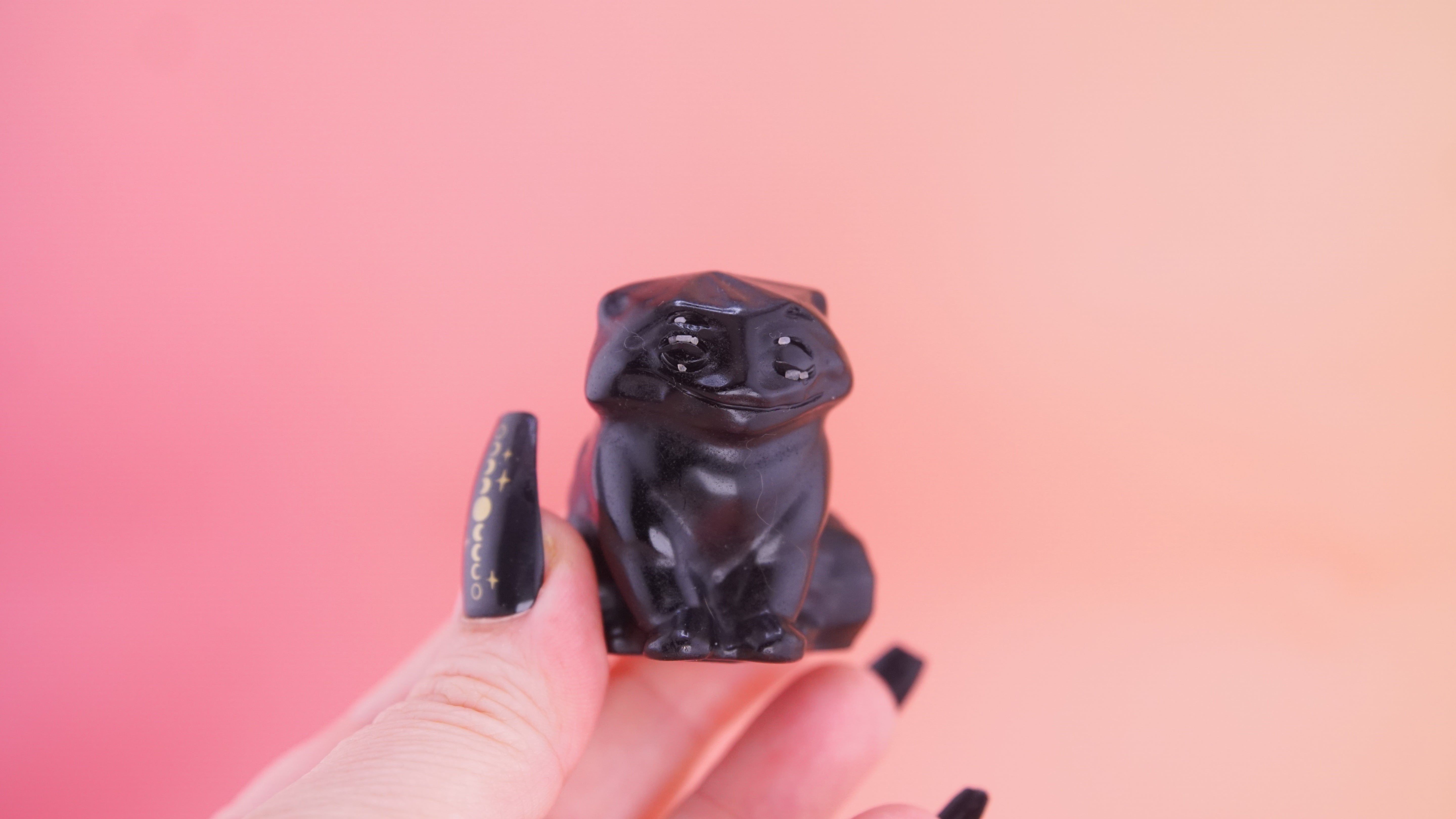 Demon Hunter Fandom Carving | Tiger Carving | Black Obsidian