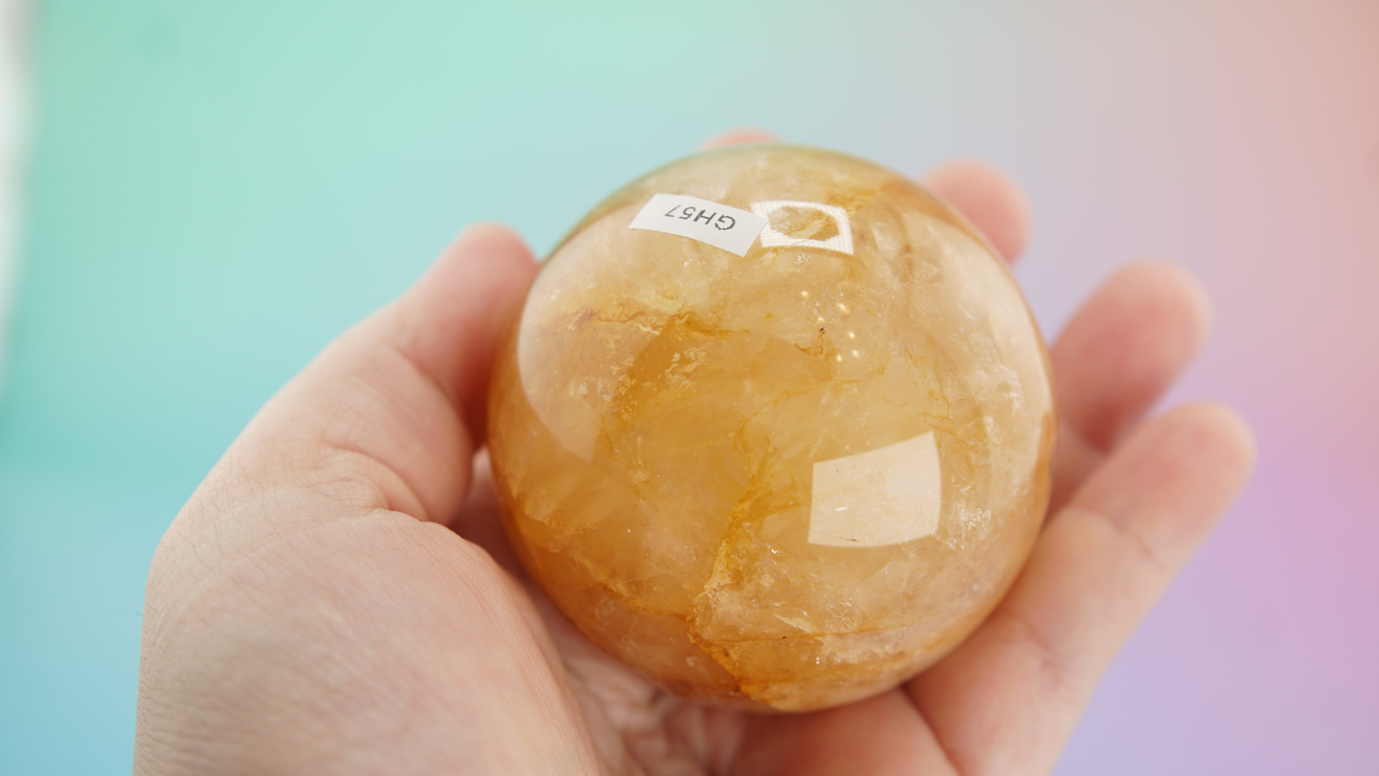 Golden Healer Sphere | Stone Carving | Pick Your Favorite