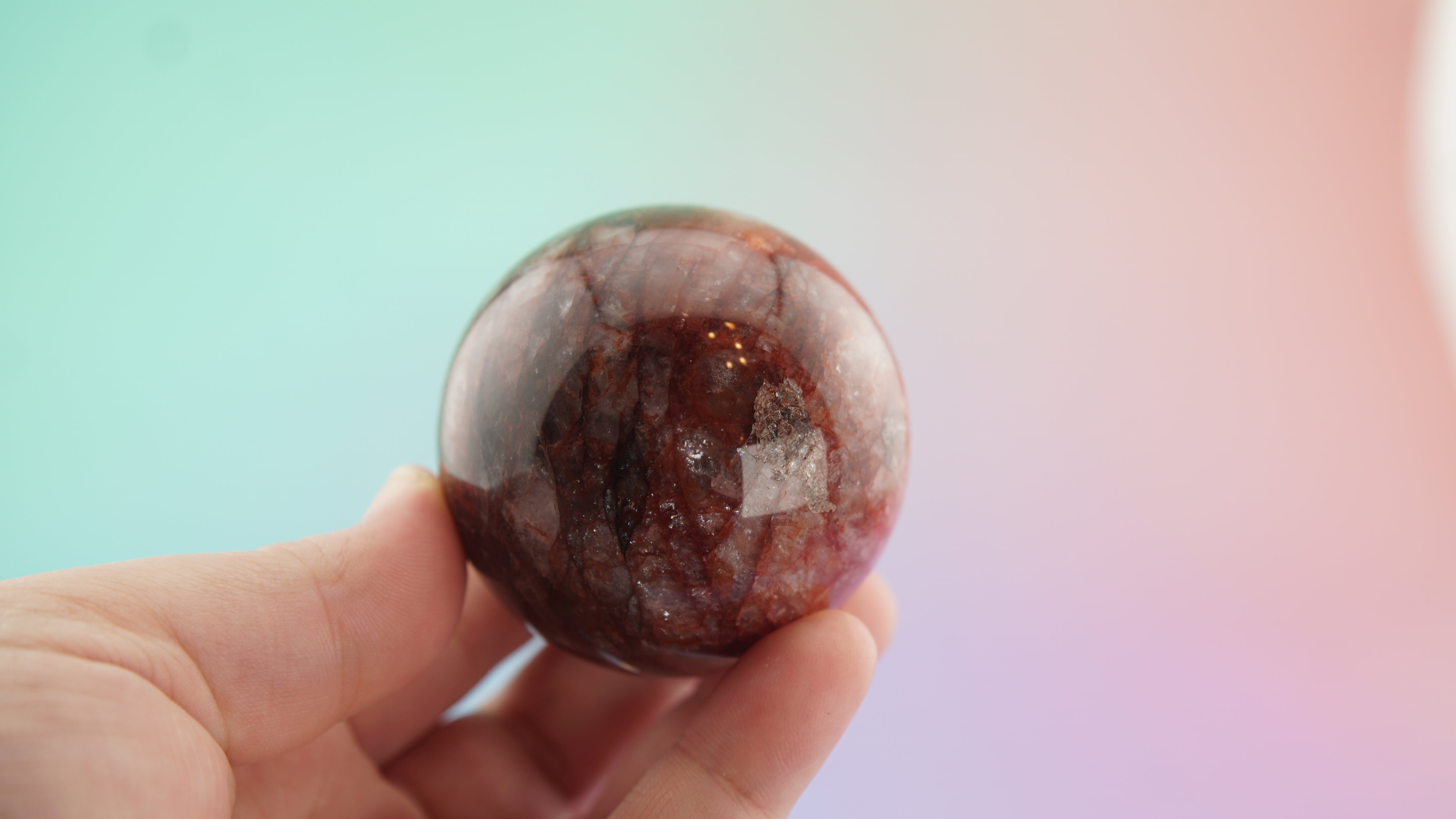 Fire Quartz Sphere | Stone Carving | Pick Your Favorite