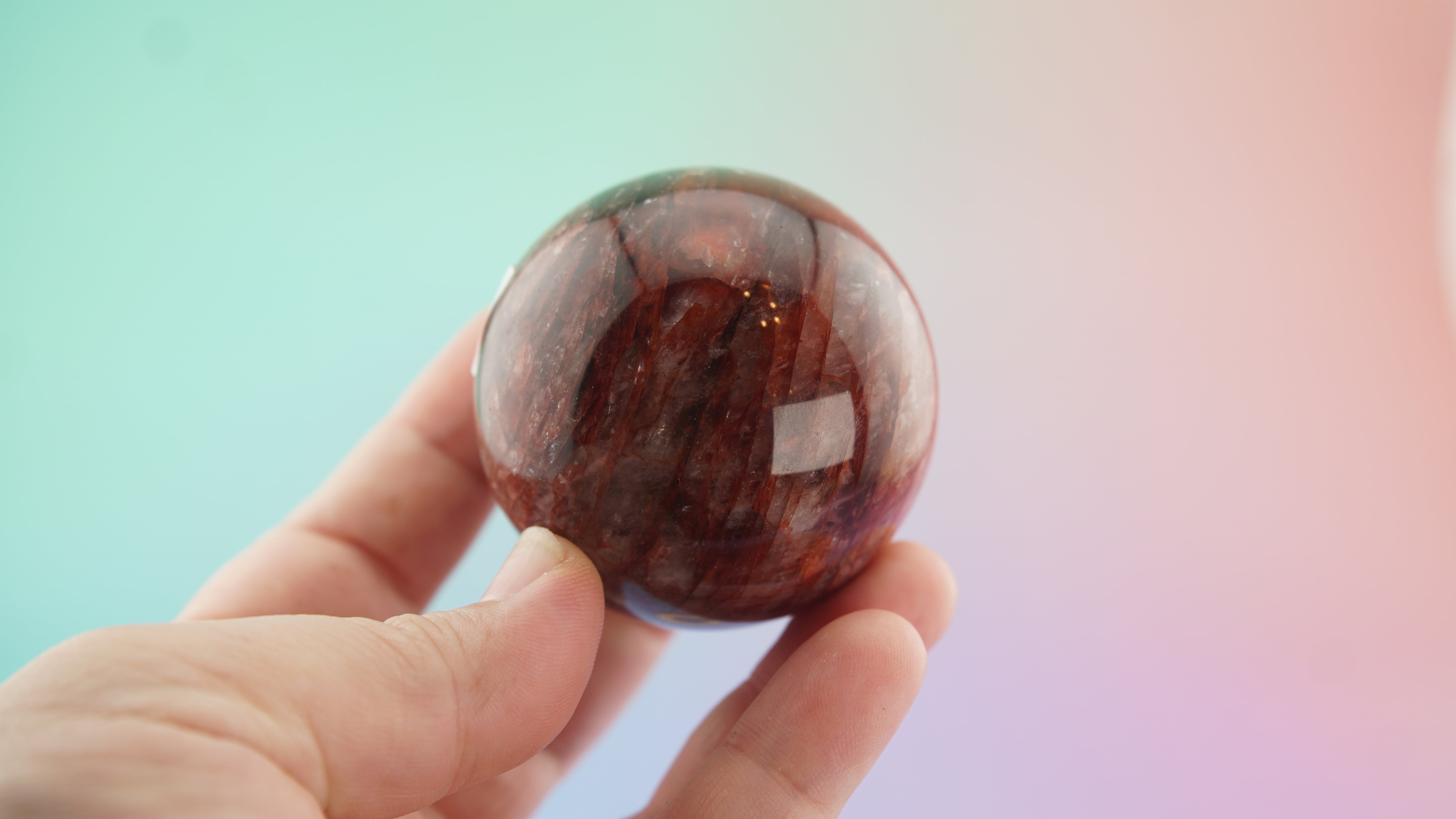 Fire Quartz Sphere | Stone Carving | Pick Your Favorite