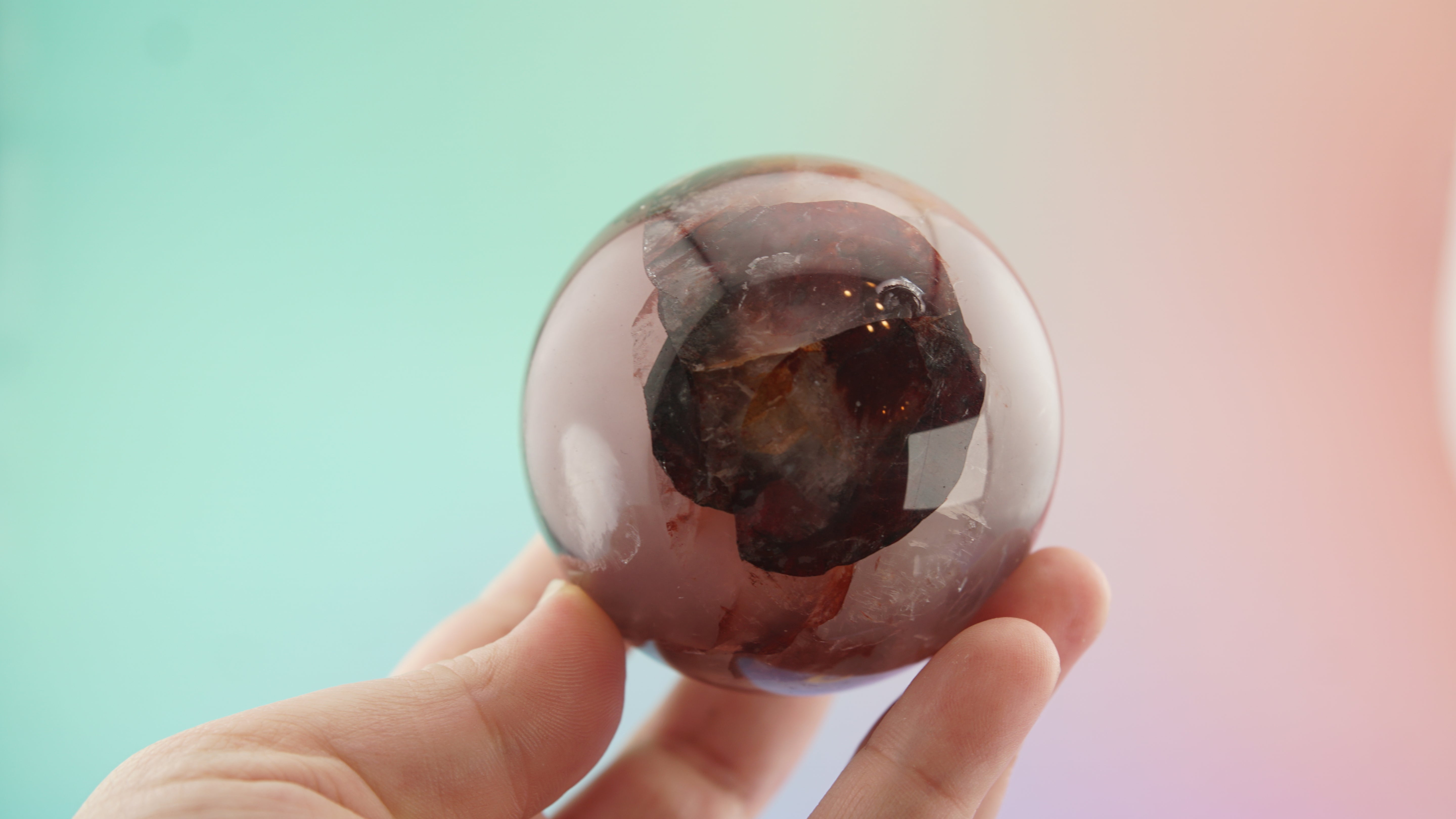 Fire Quartz Sphere | Stone Carving | Pick Your Favorite