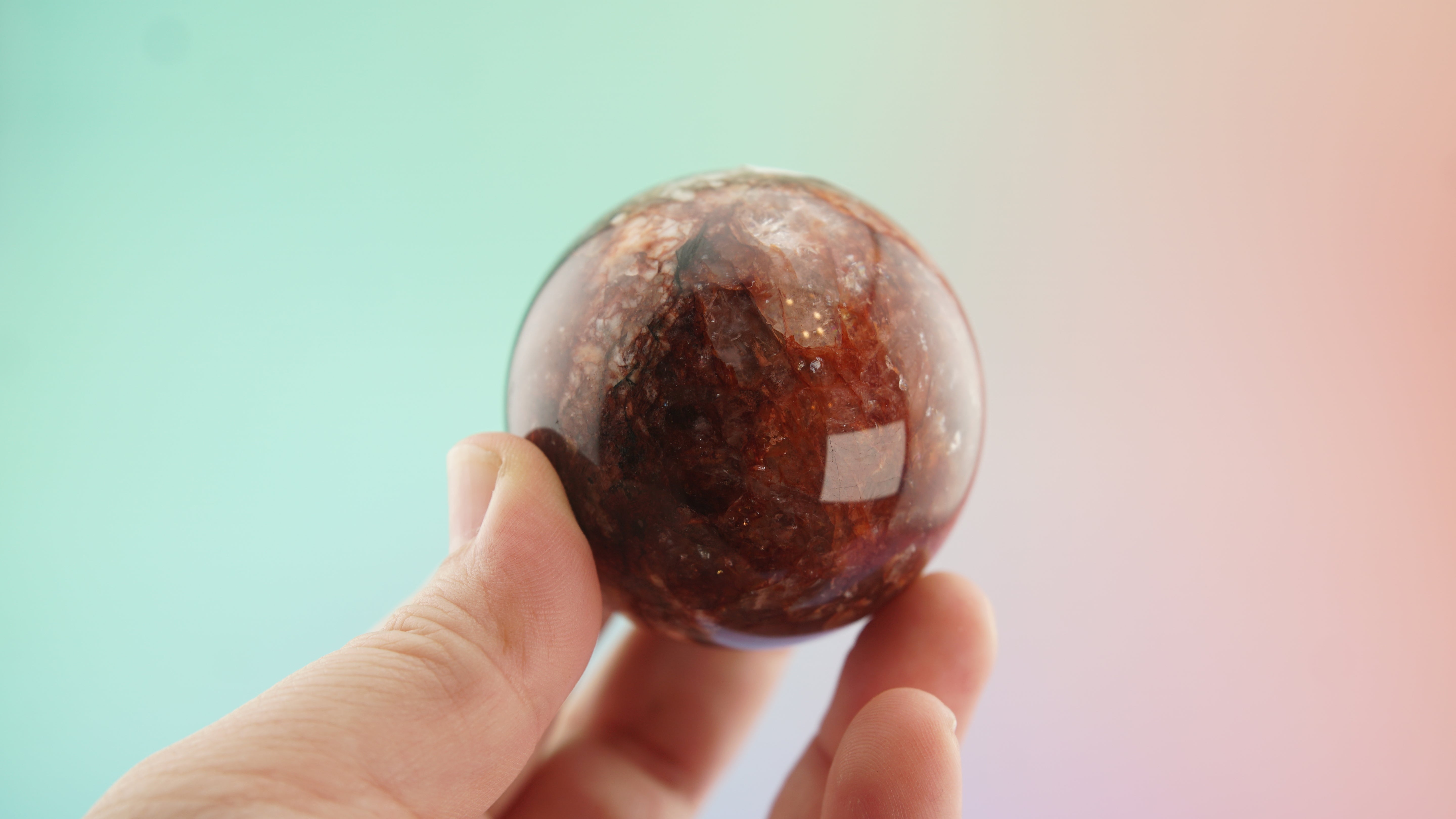 Fire Quartz Sphere | Stone Carving | Pick Your Favorite