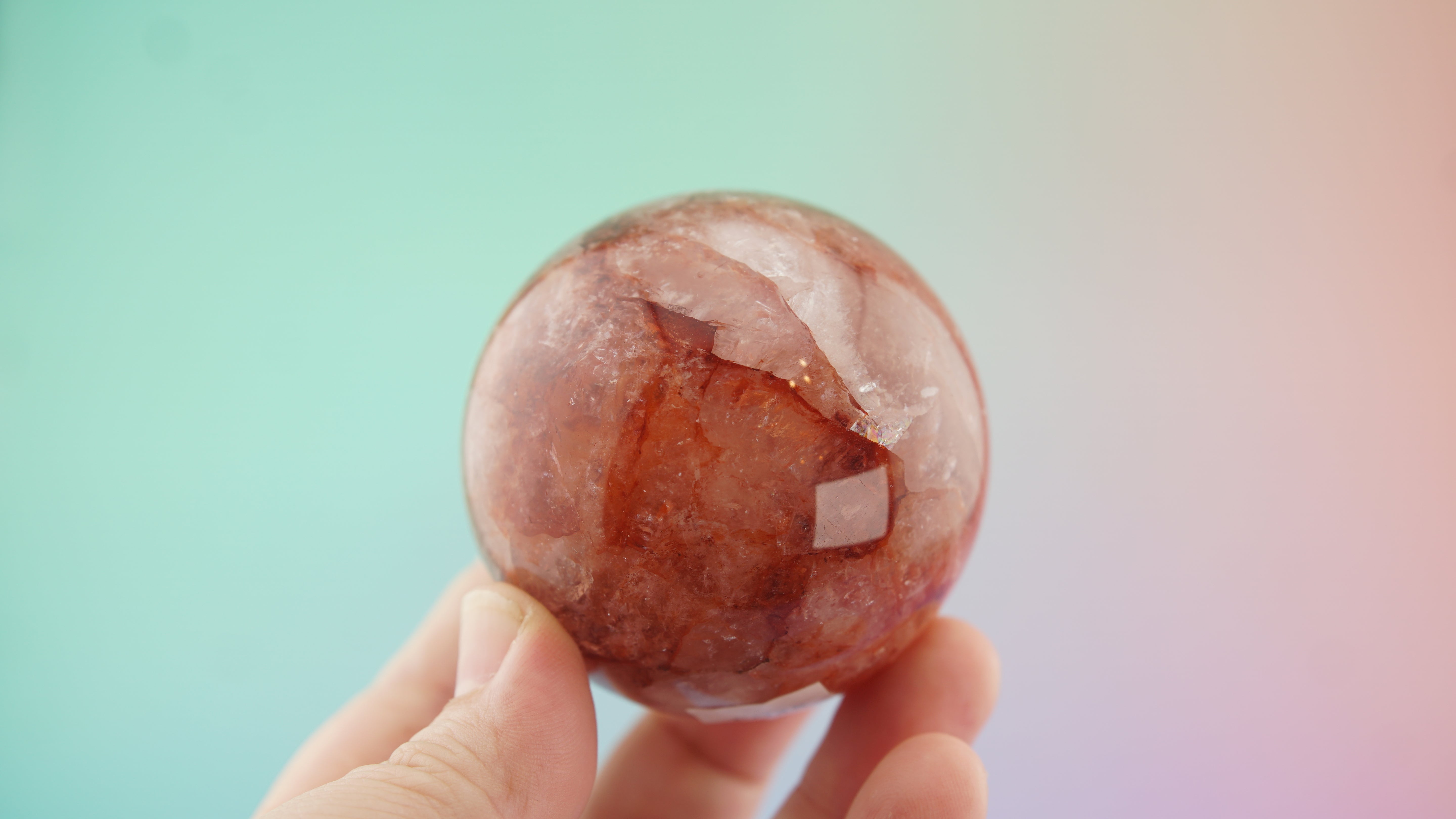 Fire Quartz Sphere | Stone Carving | Pick Your Favorite