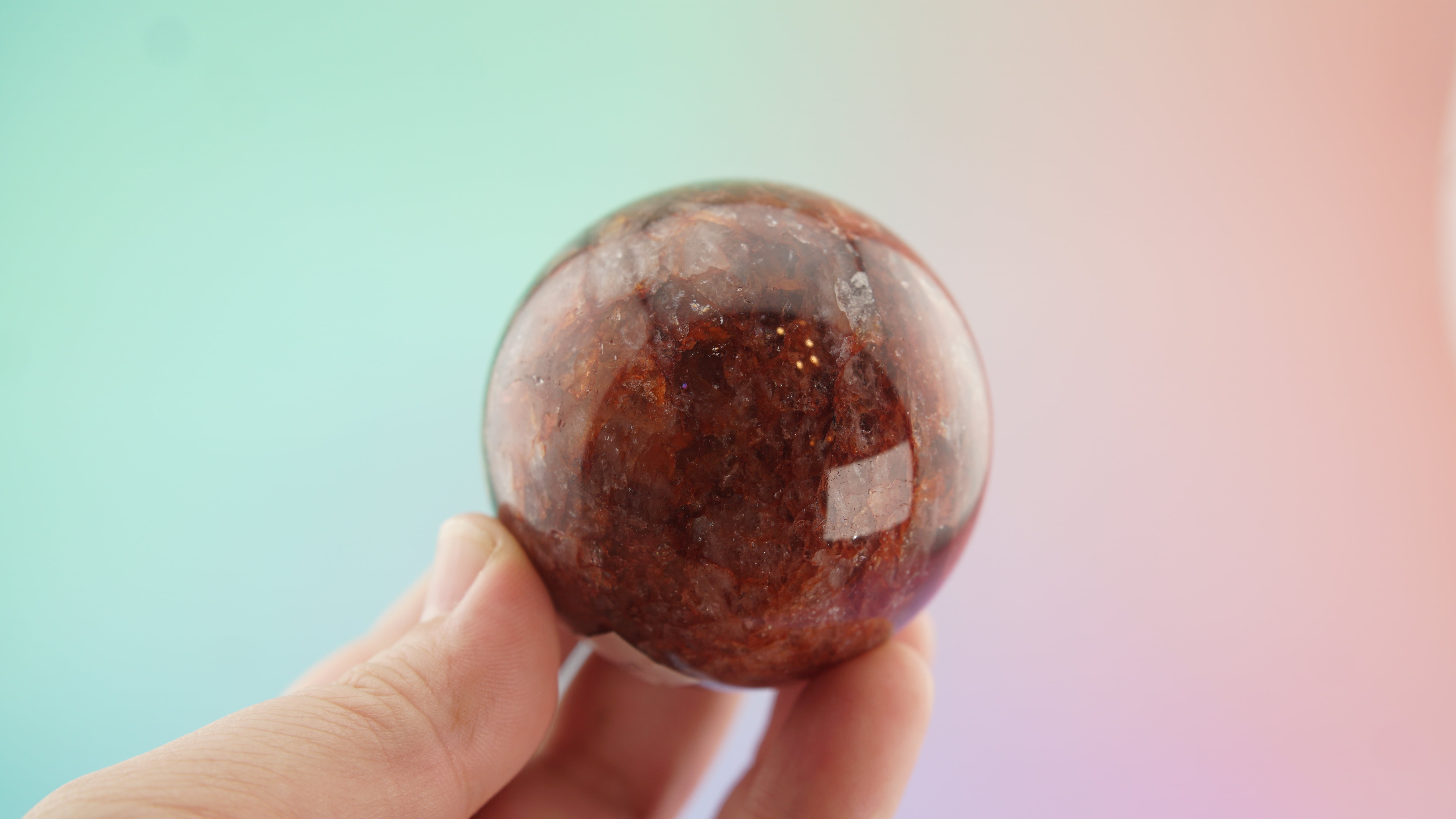 Fire Quartz Sphere | Stone Carving | Pick Your Favorite